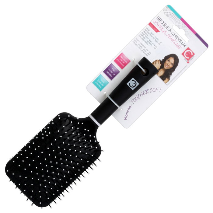 Cosmetic Club Cepillo Pelo Plano Cuadrado Colores Surtidos Blanco Azul Fucsia Cosmetic Club Cepillo Pelo Plano Cuadrado Colores Surtidos Blanco Azul Fucsia