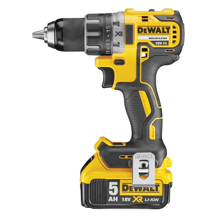 DeWalt DCD791P2-QW Taladro Atornillador Percutor Inalámbrico 18V 5.0 Ah con 2 Baterías