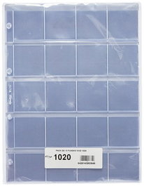 Funda Para Album De Monedas Pardo 20 Aloj. (Set de 10)