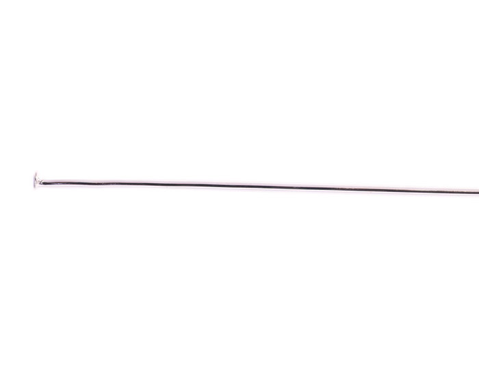 Innspiro Bastón metálico cabeza alfiler plateado 0,7x58mm, 100 unidades Innspiro Bastón metálico cabeza alfiler plateado 0,7x58mm, 100 unidades
