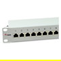 EQUIP Patch Panel RJ45 Cat6A FTP 12 Puertos 10Gigabit Ethernet 1U Montaje Rack Premium Color Gris 326523