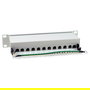 EQUIP Patch Panel RJ45 Cat6A FTP 12 Puertos 10Gigabit Ethernet 1U Montaje Rack Premium Color Gris 326523