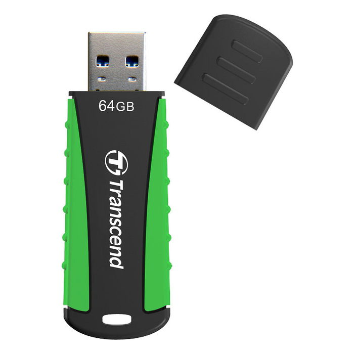 Transcend JetFlash 810 Memoria USB 64GB USB 3.0 Negro Verde