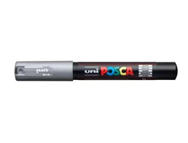 Posca PC-1M Marcador de Pintura Plata 0,7 mm