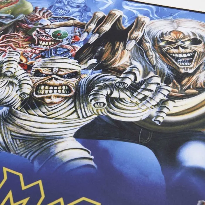 Subsonic SUB3701221702748 Alfombrilla de Ratón XXL Iron Maiden Licencia Oficial 90 cm x 40 cm Alfombrilla de Escritorio para Juegos