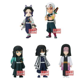 Banpresto Figura Demon Slayer: Kimetsu no Yaiba World Collectable Figure - Figura de 7 cm aleatoria (Surtido de 12 modelos: Shinobu, Uzui, Tokito, Iguro, Ubuyashiki)
