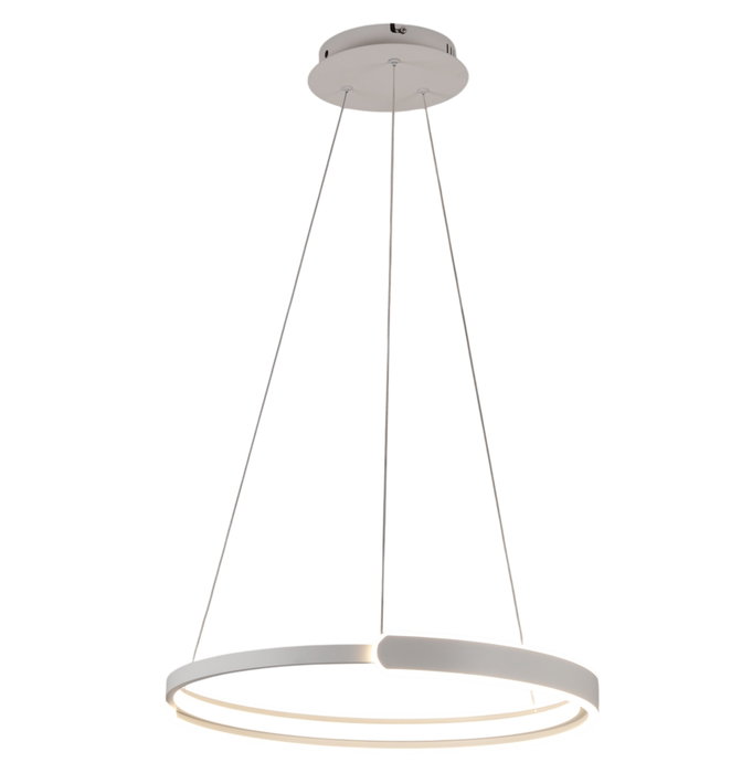 DKD Home Decor Lámpara de Techo LED Aluminio Blanco 53x53 cm