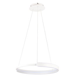 DKD Home Decor Lámpara de Techo LED Aluminio Blanco 53x53 cm