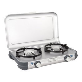CAMPINGAZ Cocina de Camping Camping Kitchen 2 CV PZ, 2 Zonas, 4000 W, Encendido Piezo, Para Butano/Propano