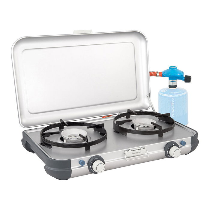 CAMPINGAZ Cocina de Camping Camping Kitchen 2 CV PZ, 2 Zonas, 4000 W, Encendido Piezo, Para Butano/Propano