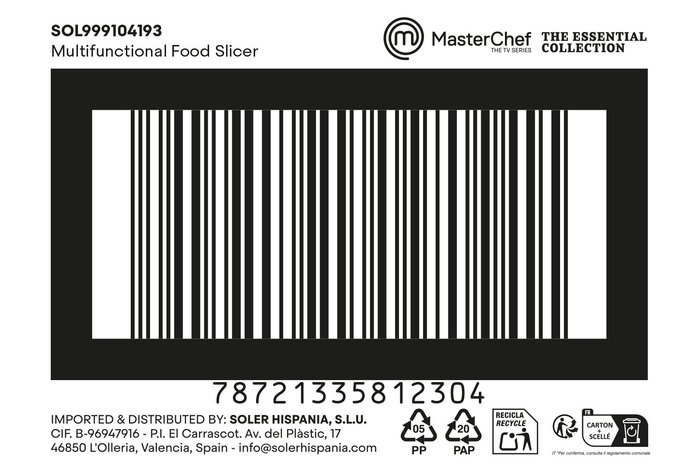 Inde Rallador Multifunciones de Cocina, Dimensiones: 13.3 cm Largo x 10.1 cm Ancho x 22 cm Alto (3 Unidades)