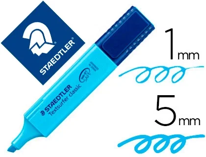 Staedtler Textsurfer Classic Marcador Fluorescente Azul (Set de 10) Staedtler Textsurfer Classic Marcador Fluorescente Azul (Set de 10)