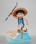 One Piece Serie G.E.M. Estatua PVC Monkey D. Luffy Run! Run! Run! 15th anniversary Ver. 12 cm