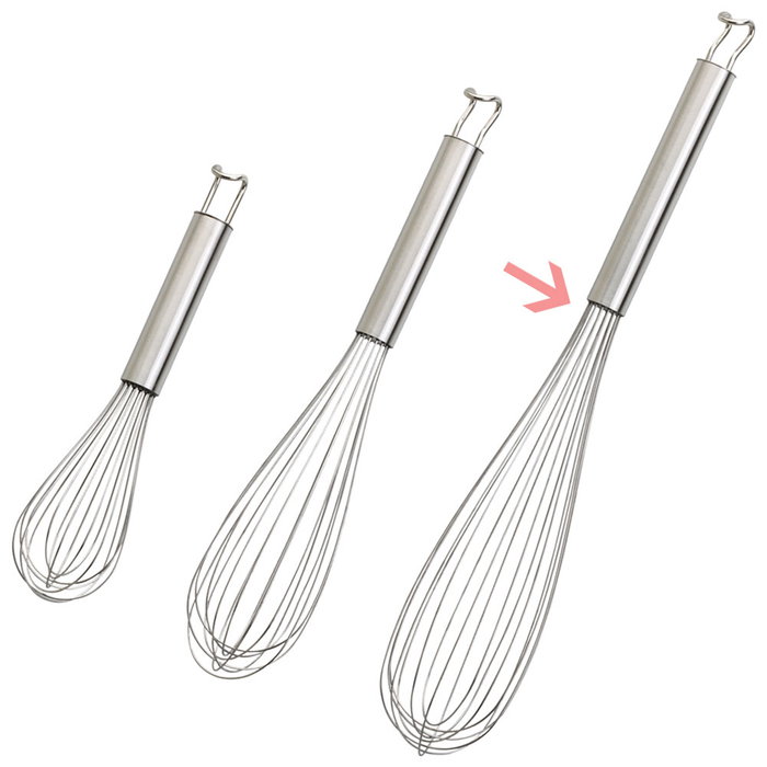 1946 Batidor Pastelería 1946 45 cm Acero Inoxidable 18/10 8 Varillas