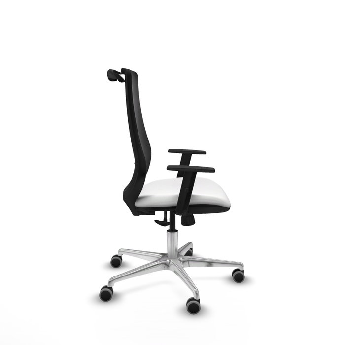 PIQUERAS Y CRESPO Silla de oficina Mardos con Mecanismo Sincro Blanco y Negro PIQUERAS Y CRESPO Silla de oficina Mardos con Mecanismo Sincro Blanco y Negro