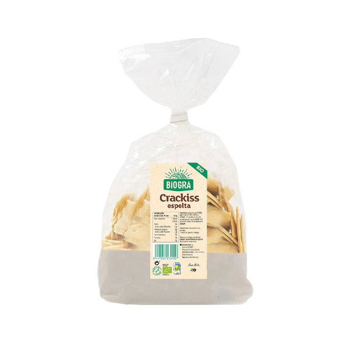 BIOGRA Crackiss Espelta 250 gr Bio Vegan