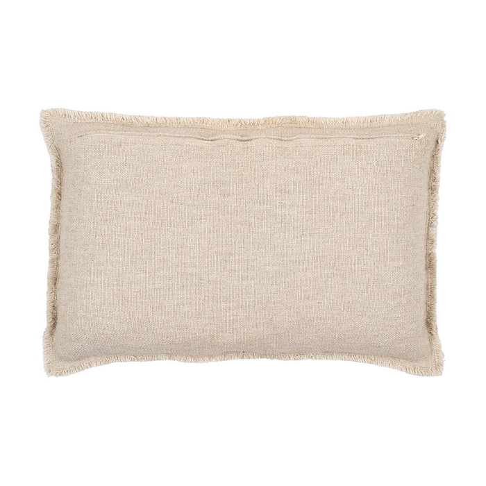 Cojín Flores Beige Oscuro 60 X 40 cm (Set de 2)