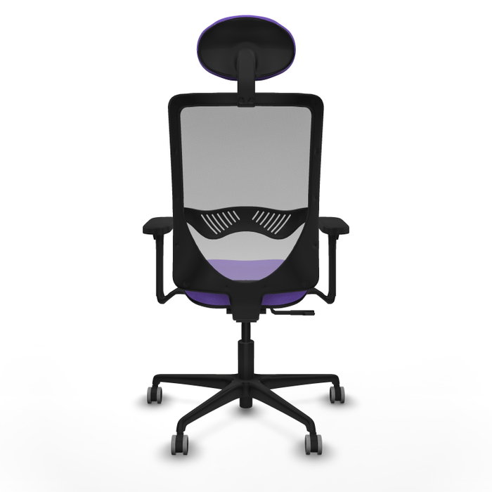 PIQUERAS Y CRESPO Silla de oficina Zulema con mecanismo Sincro, Lila y Gris PIQUERAS Y CRESPO Silla de oficina Zulema con mecanismo Sincro, Lila y Gris