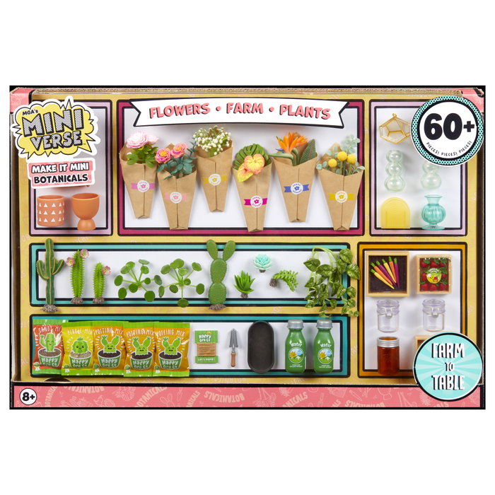 MGA's Miniverse Botánicos Juego Creativo Mini plantas Actividades de ocio creativas y decorativas en resina No comestible A partir de 8 años LIT35051540182 MGA's Miniverse Botánicos Juego Creativo Mini plantas Actividades de ocio creativas y decorativas en resina No comestible A partir de 8 años LIT35051540182