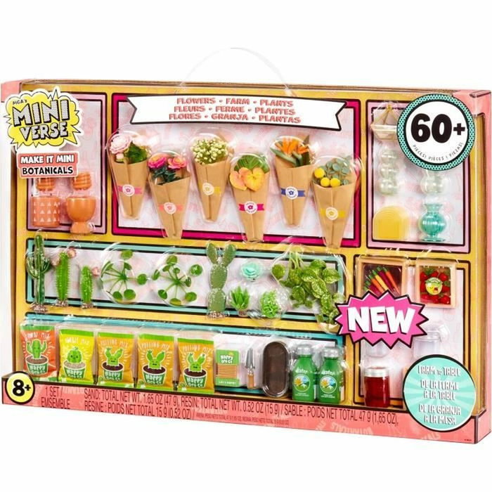 MGA Entertainment Miniverse Make It Mini Botanicals Set Deluxe de Creación de Miniaturas