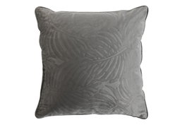 DKD Home Decor Pack de 2 Cojines de Poliéster Gris Claro 45x45 cm