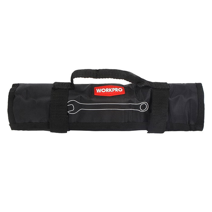 Workpro Juego de llaves fijas combinadas 9 piezas 8-19mm Acero Cromo Vanadio Funda