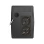 FSP FP 600 SAI Line-interactive 600VA/360W 2 Tomas Schuko AVR Torre Negra
