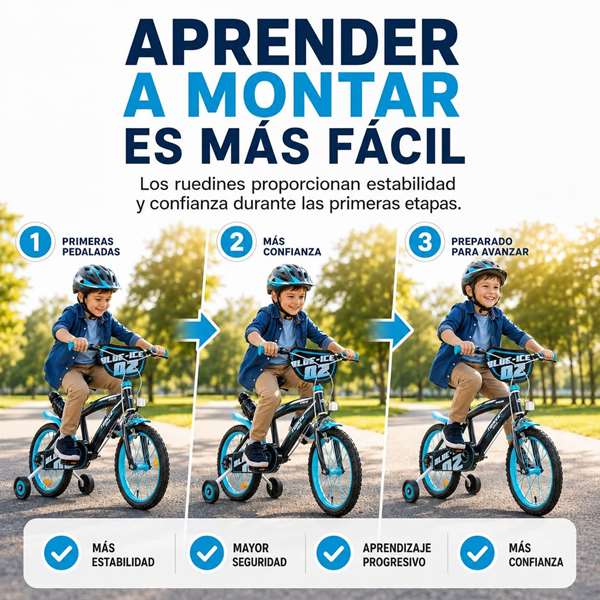 Toimsa Bicicleta Blue Ice 16" (5-8 años) Toimsa Bicicleta Blue Ice 16" (5-8 años)
