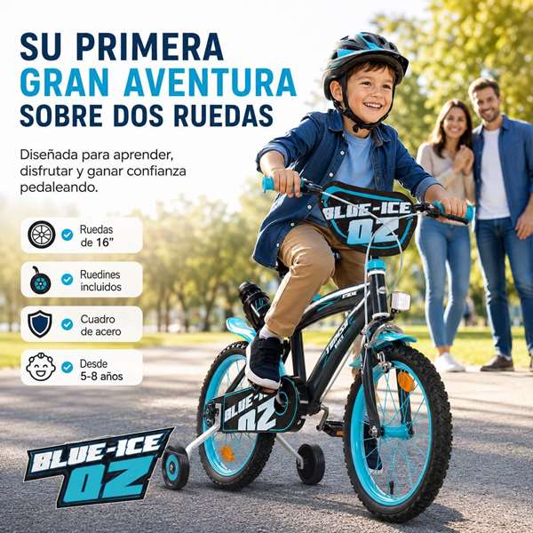 Toimsa Bicicleta Blue Ice 16" (5-8 años) Toimsa Bicicleta Blue Ice 16" (5-8 años)