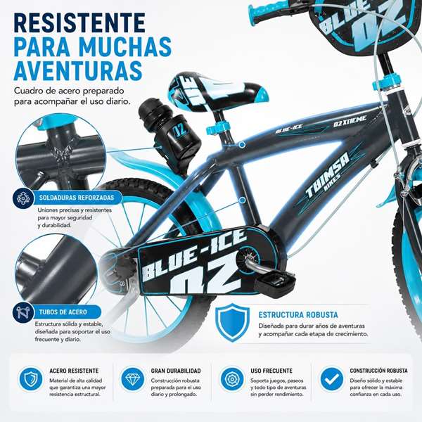 Toimsa Bicicleta Blue Ice 16" (5-8 años) Toimsa Bicicleta Blue Ice 16" (5-8 años)