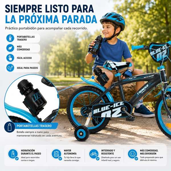 Toimsa Bicicleta Blue Ice 16" (5-8 años) Toimsa Bicicleta Blue Ice 16" (5-8 años)