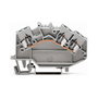 WAGO Borne de paso 780-631 para 3 conductores de 2.5mm² gris