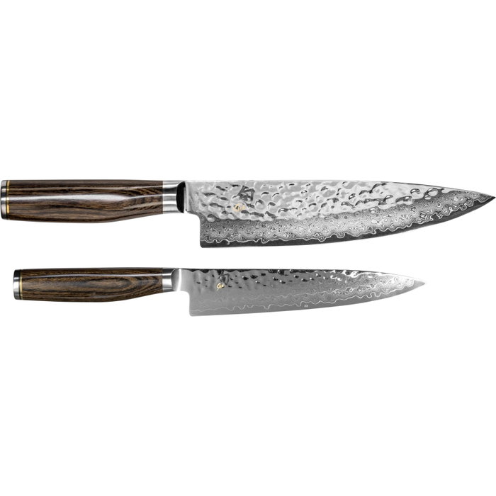 Kai Shun Premier Tim Mälzer DUO TDM1701+TDM1706 Juego de cuchillos de acero con acabado mate de 2 piezas Kai Shun Premier Tim Mälzer DUO TDM1701+TDM1706 Juego de cuchillos de acero con acabado mate de 2 piezas