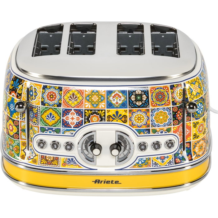 Ariete Positano Tostadora de 4 Ranuras Multicolor Ariete Positano Tostadora de 4 Ranuras Multicolor