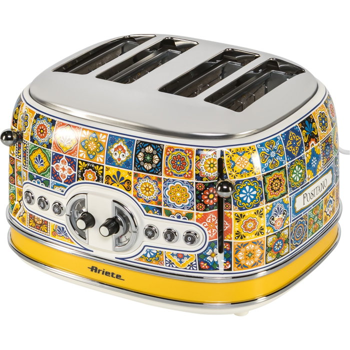 Ariete Positano Tostadora de 4 Ranuras Multicolor Ariete Positano Tostadora de 4 Ranuras Multicolor