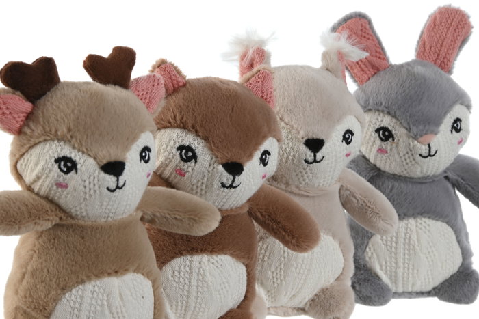 DKD Home Decor Peluche Multicolor 8 x 14 x 10 cm (12 Unidades) DKD Home Decor Peluche Multicolor 8 x 14 x 10 cm (12 Unidades)