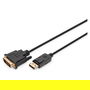 Digitus Cable Adaptador DisplayPort a DVI 24+1 (ST-ST) 2m Negro