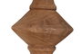 DKD Home Decor Mesa Redonda Comedor Natural Teca Reciclada 140x140x75 cm