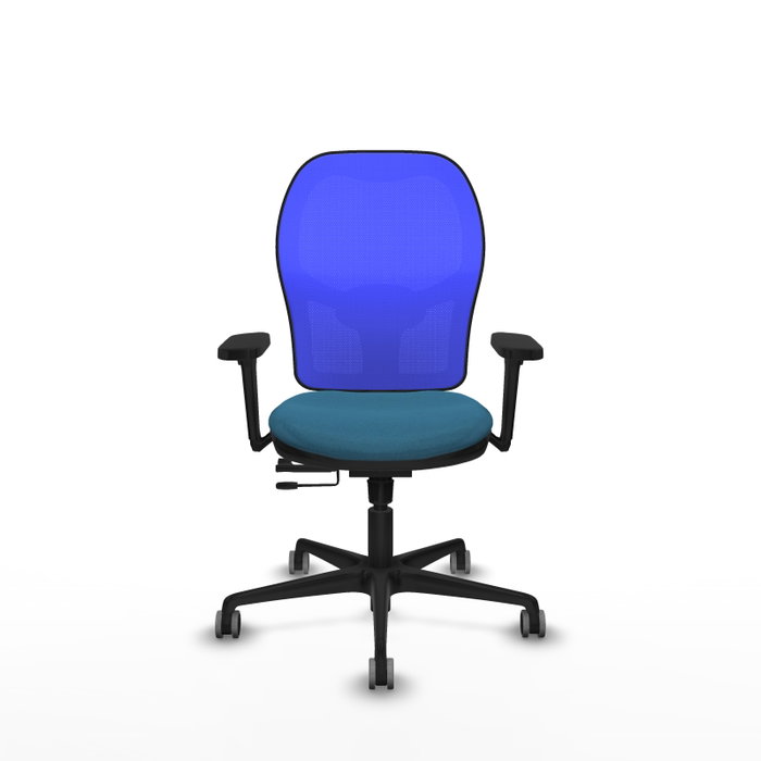 PIQUERAS Y CRESPO Silla de oficina Jorquera Verde petróleo y Azul