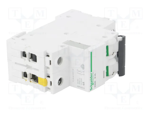SCHNEIDER ELECTRIC Interruptor magnetotérmico iC60N 2 polos 4A Caract B SCHNEIDER ELECTRIC Interruptor magnetotérmico iC60N 2 polos 4A Caract B