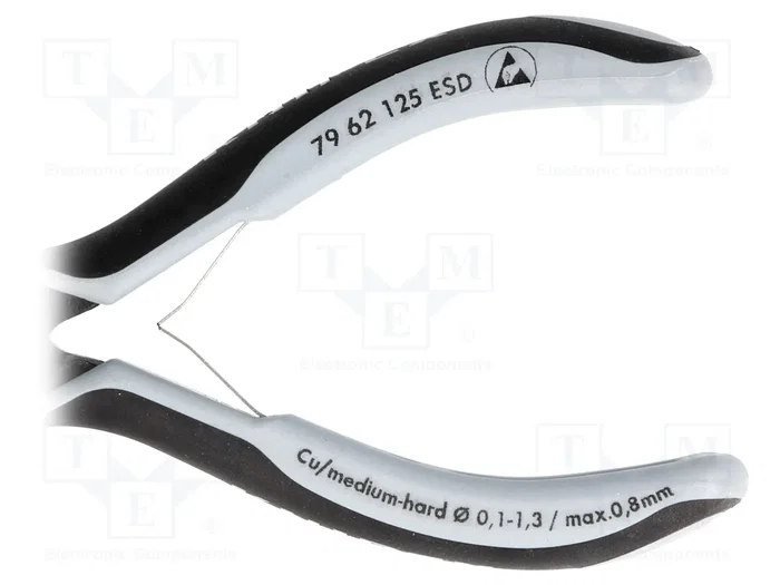 KNIPEX Alicates de corte lateral ESD con pequeño chaflán
