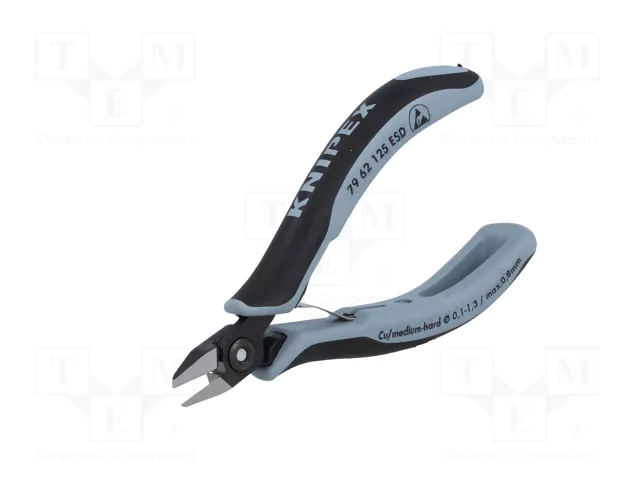 KNIPEX Alicates de corte lateral ESD con pequeño chaflán