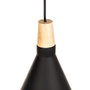 Jordan Lámpara colgante Negra E27