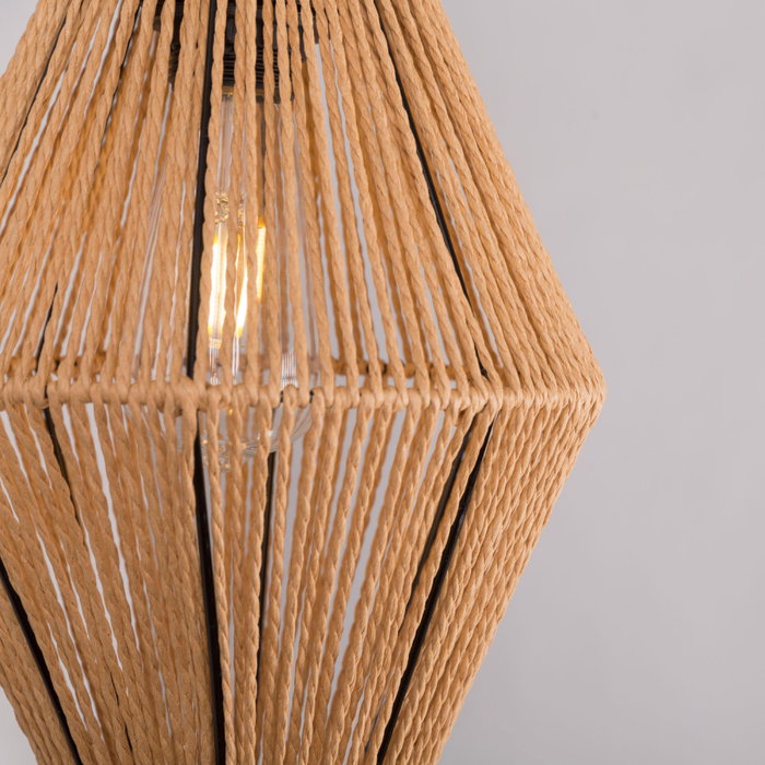 Aplique de pared Narayanganj estilo natural mediterráneo madera SKD-W1020 bombilla E27