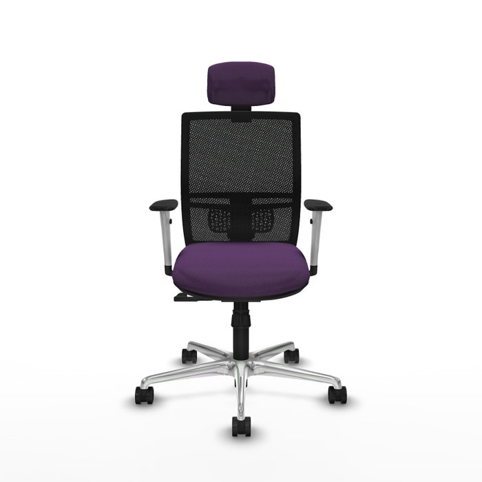 PIQUERAS Y CRESPO Silla de oficina Yunquera Morada con mecanismo Sincro PIQUERAS Y CRESPO Silla de oficina Yunquera Morada con mecanismo Sincro
