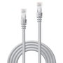 Lindy Cable de Red 48010 Cat6 U/UTP Gris 30 Metros con Conectores RJ-45 Macho Chapados en Oro para Redes 10/100/1000Base-T