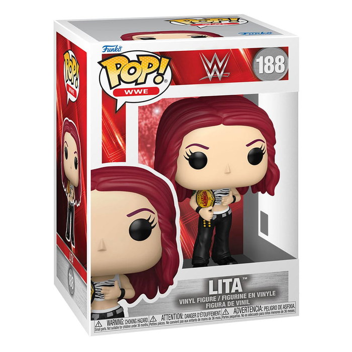 WWE POP! Vinyl Figura Lita with Championship Belt 9 cm