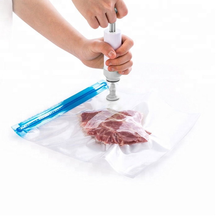 Quttin Set de 4 Bolsas de Comida Reutilizables al Vacío 26 x 34 cm (24 Cajas)