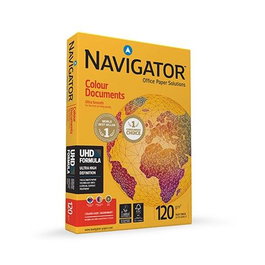 Navigator Papel A4 120gr Color Documents 250 Hojas Por Paquete