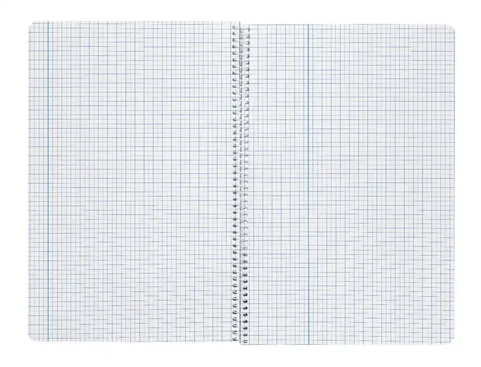 Liderpapel Cuaderno espiral A4 Wonder, 80 hojas, cuadrícula 3mm, colores surtidos